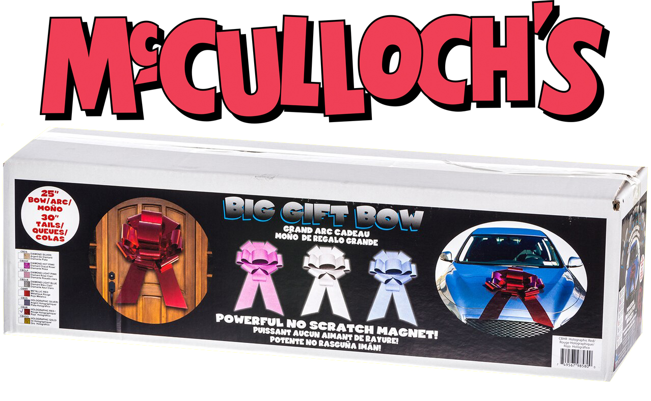 Large Car Bows in London McCullochs Costume and Party SupplyMcCullochs Costume and Party Supply