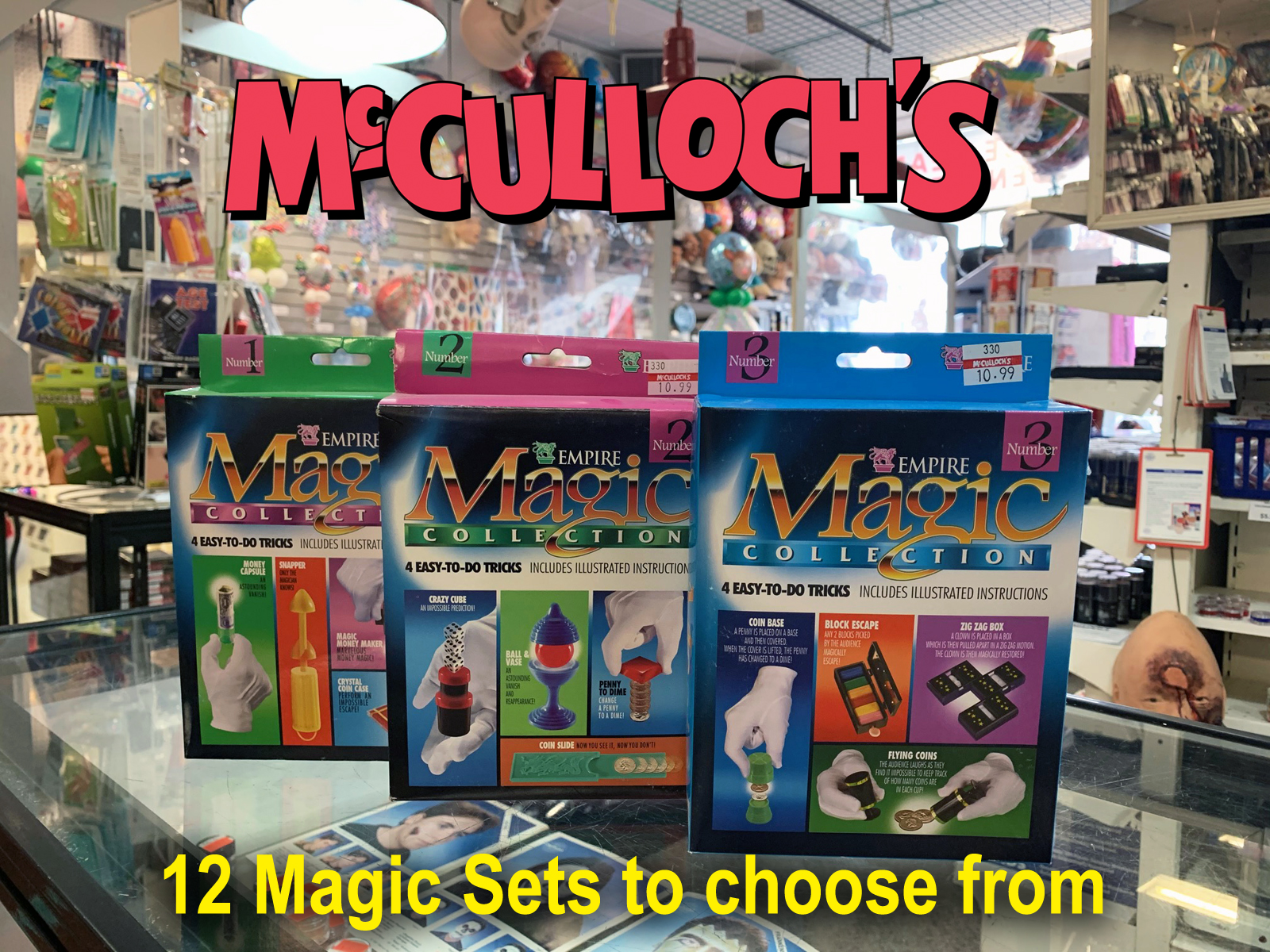 McCullochs Costume and Party Supply Costume store in London Ontario. Balloon Delivery and