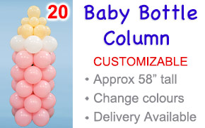Baby Bottle Balloon Decor