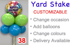 Balloon Yard Sign London Ontario Delivery
