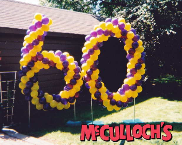 Large 60th Birthday Balloons in London