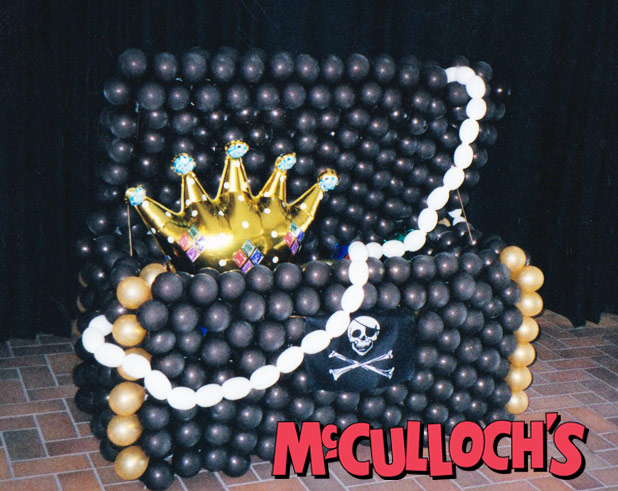 Pirate Treasure Chest Balloon Sculpture