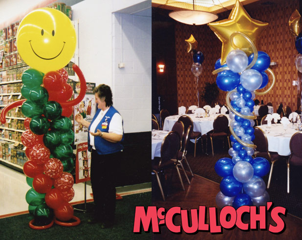 Decorateive Balloon Column in London