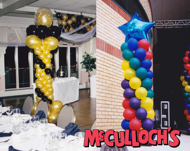 Balloon tower column