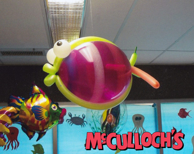 Decorative Balloon Sculpture of Fish