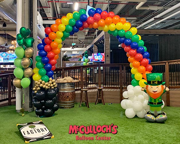 St Patricks Day Balloon Decor