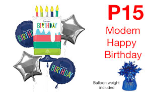 Modern Happy Birthday Balloon London Ontario