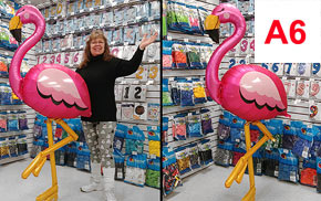 Large Flamingo Balloon in London Ontario 