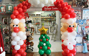 Santa Balloon Arch Decoration in London Ontario 