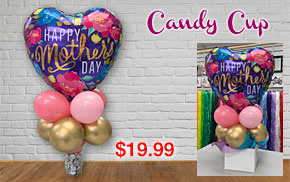 Mothers Day Balloon Candy Cup