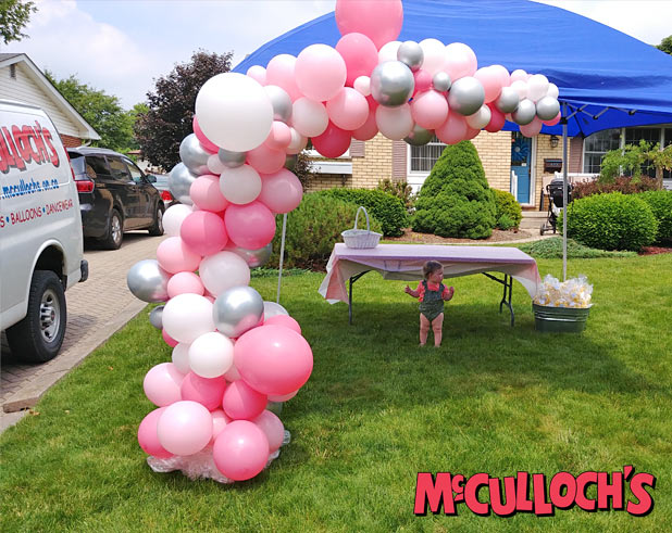 Organic Balloon Arch in London Ontario